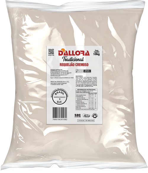 Imagem do produto Dallora requeijão tradicional 10 kg