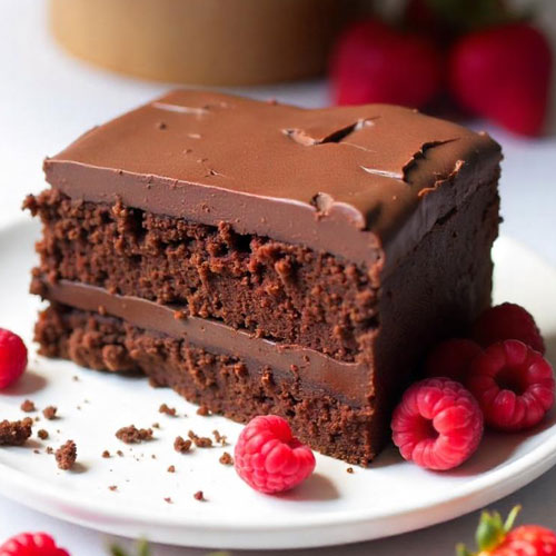 imagem ilustrativa da receita de pedaço de Bolo mousse de chocolate