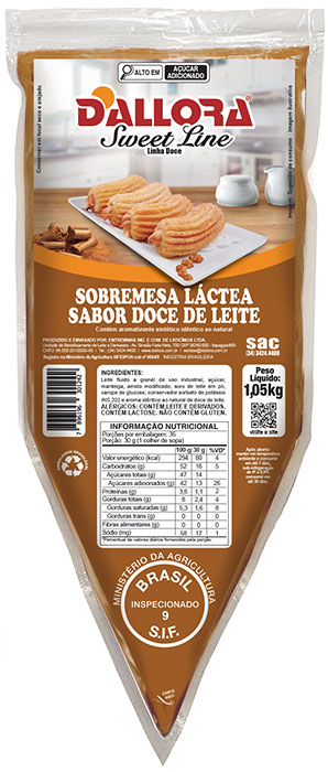 Imagem do produto Dallora Sweet Line sabor Doce de Leite