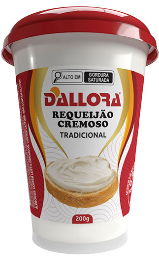 Imagem do copo de requeijão Dallora 200g
