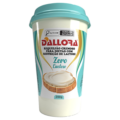 imagem do produto Dallora requeijão zerolacem copo 200g