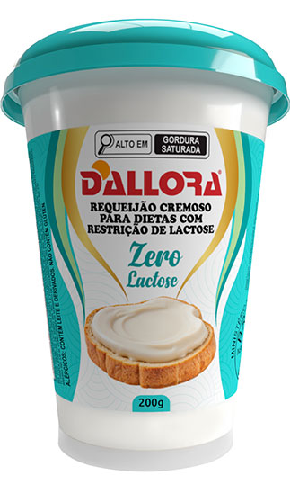 imagem do produto Dallora requeijão zerolacem copo 200g
