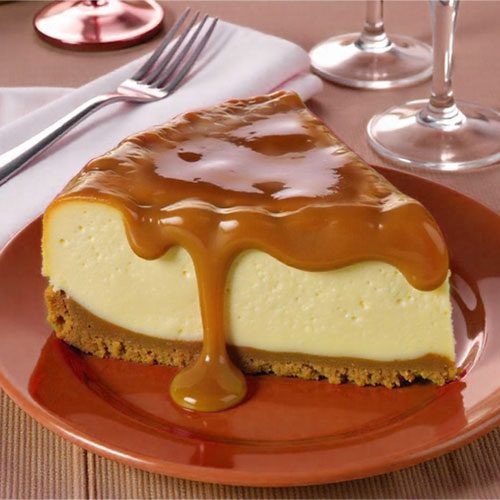 imagem ilustrativa da receita de cheesecake com Doce de leite